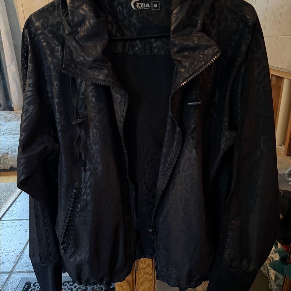ZYIA Black Bomber Jacket